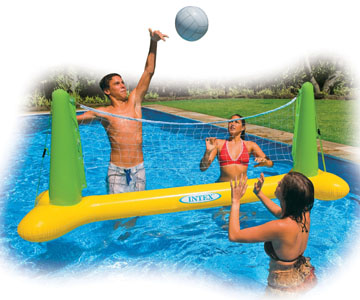 Inflatable swimming pool toys UK volleyball game 